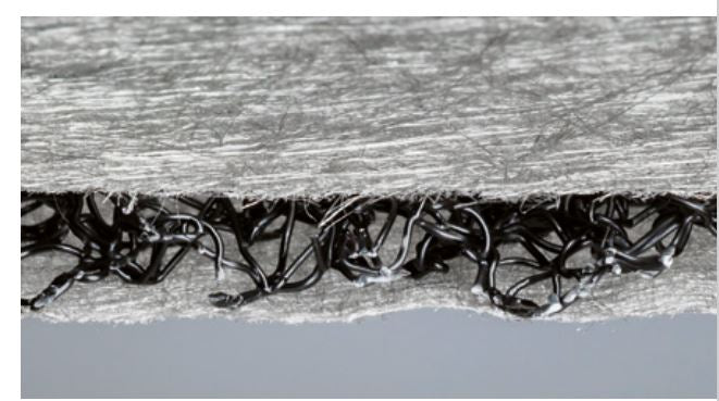 Drainagematte Geokomposit für Entwässerung und Filtration - dachfolien.de