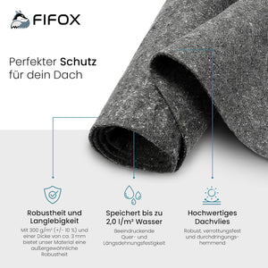 FIFOX - Trenn-, Schutz- u. Speichervlies 300 g/m² - dachfolien.de