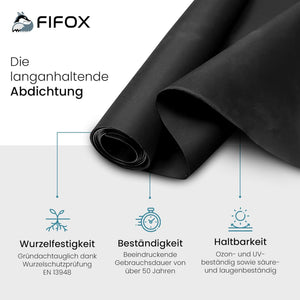 FiFox EPDM Dachfolie Pro 1,5 mm - dachfolien.de