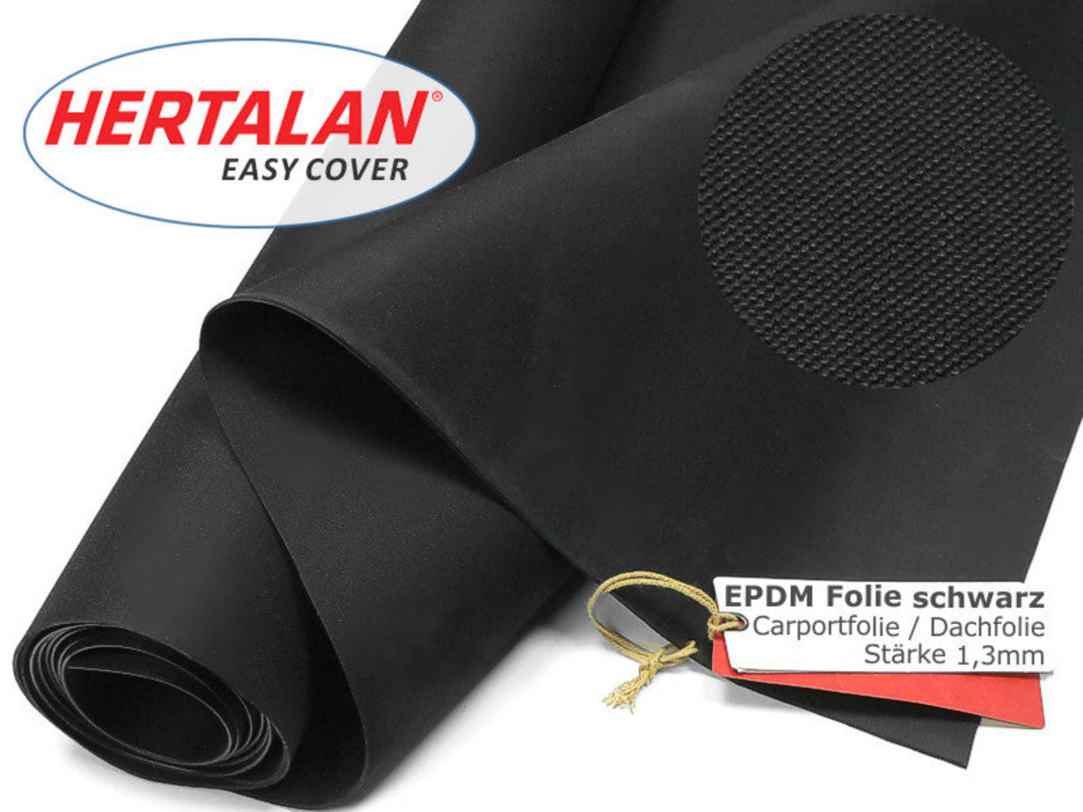 Hertalan EPDM Dachfolie Easy Cover 1,3 mm - dachfolien.de