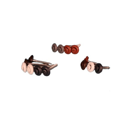 Spenglerschrauben aus Edelstahl anthrazit 25 Stück - dachfolien.de