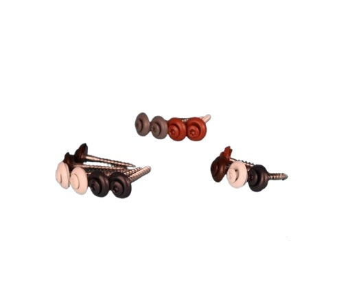 Spenglerschrauben aus Edelstahl anthrazit 25 Stück - dachfolien.de